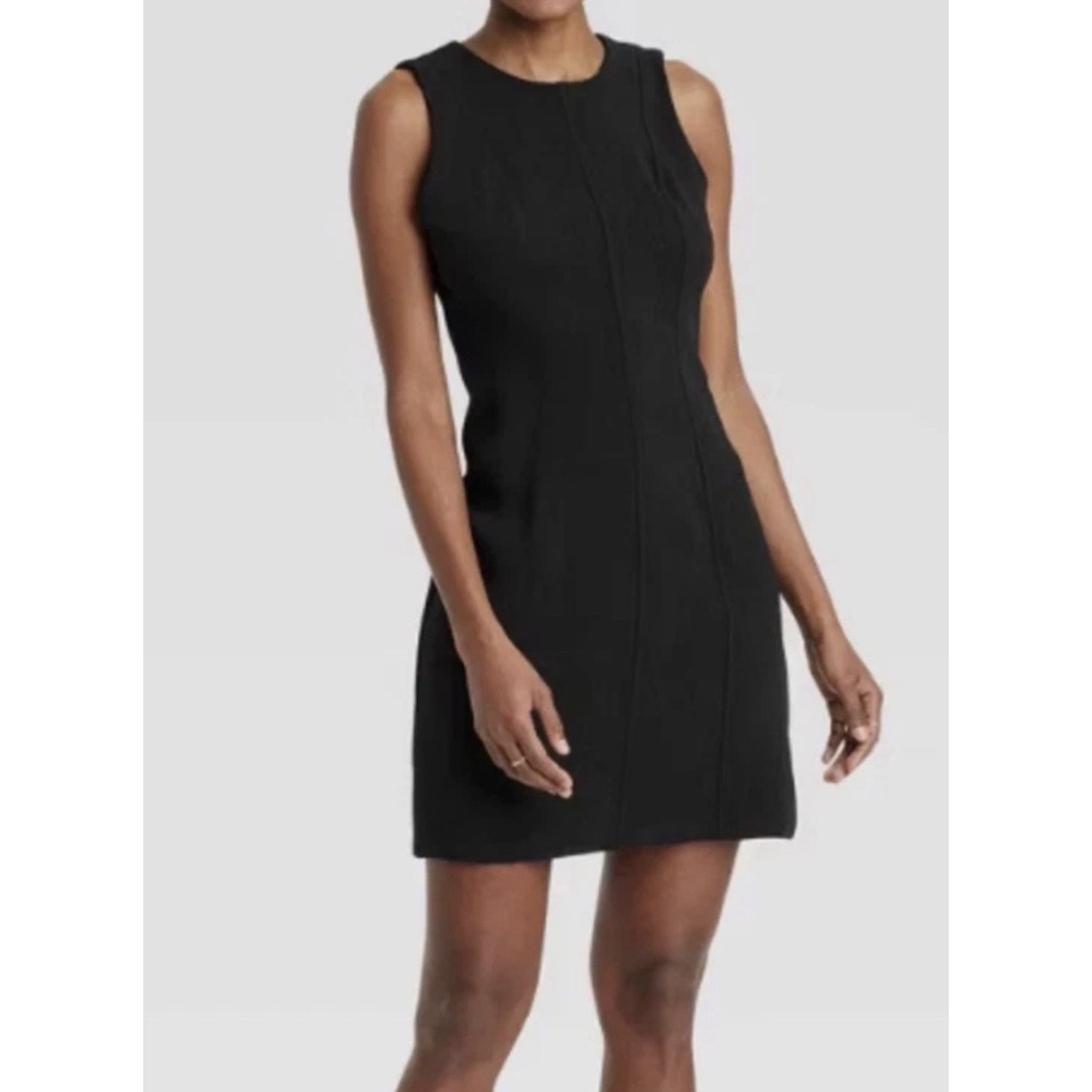 A New Day Women's Sleeveless Mini Sheath Dress Black Size 2 NWT